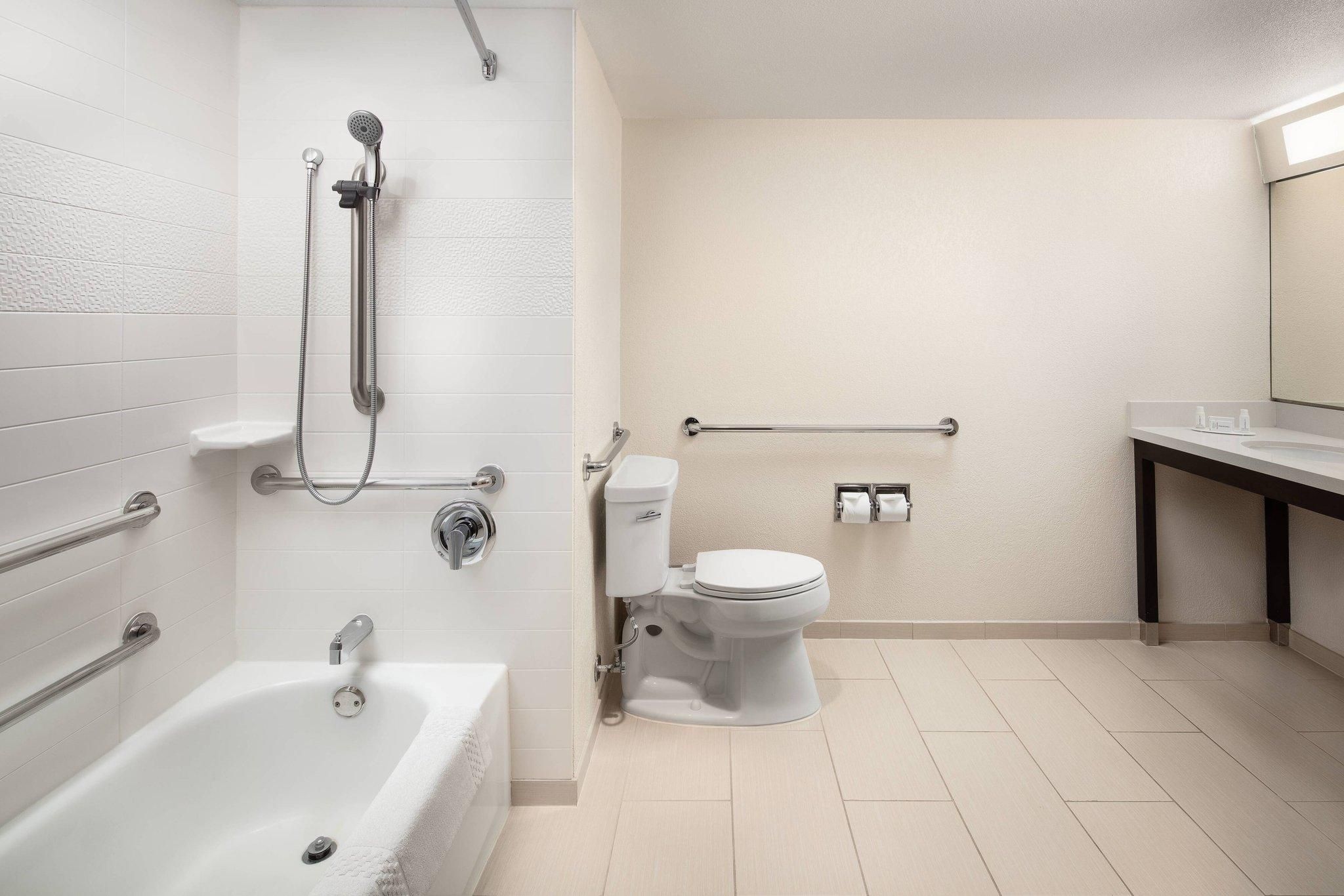 Accessible bathroom, Guest room, 1 King, Low floor