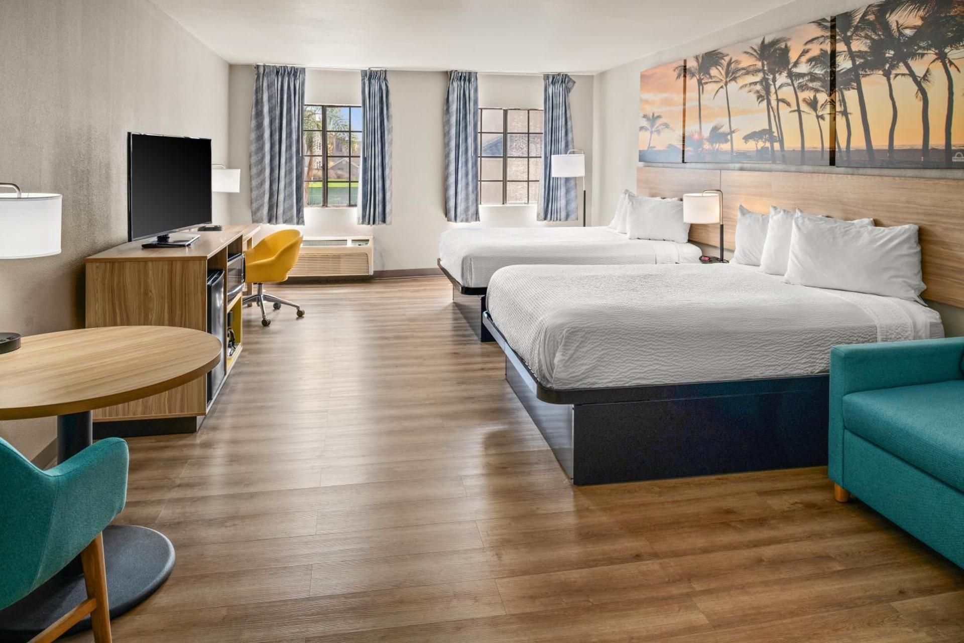 2 Queen Beds, Mobility-Hearing Impaired Accessible Deluxe Room, Non-Smoking