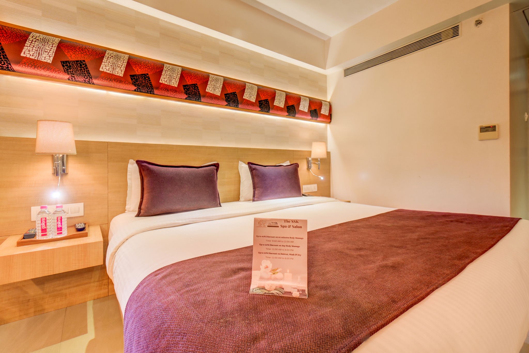 The SSK Solitaire Hotel and Banquets Premium Room
