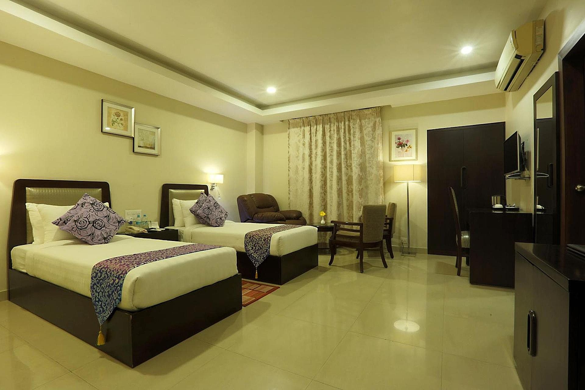 'D' Courtyard Hotel Deluxe Double Room