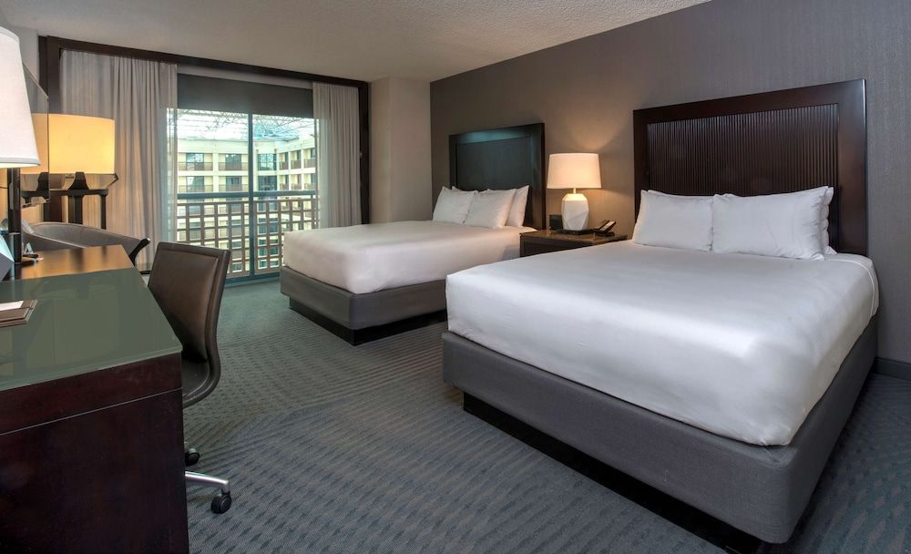Double Room, 2 Queen Beds (High Floor)