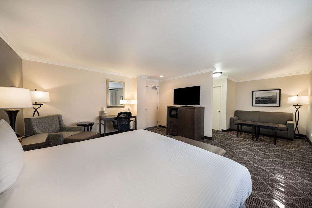 Suite, 1 King Bed, Non Smoking, Refrigerator & Microwave (with Single Sofabed;Larger Room)