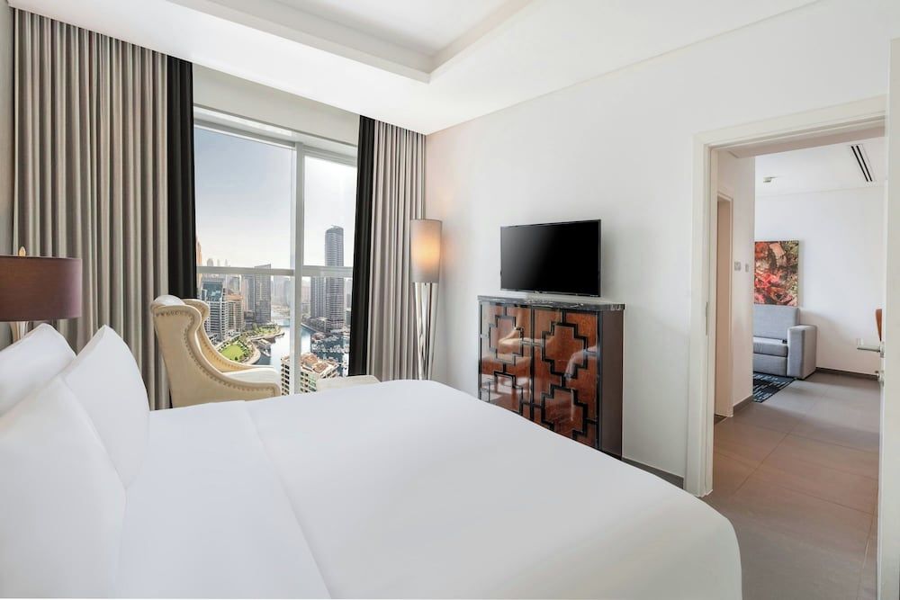 The First Collection Marina, Dubai, a Tribute Portfolio Hotel One-Bedroom King Suite with Sofa Bed and Soluna Access