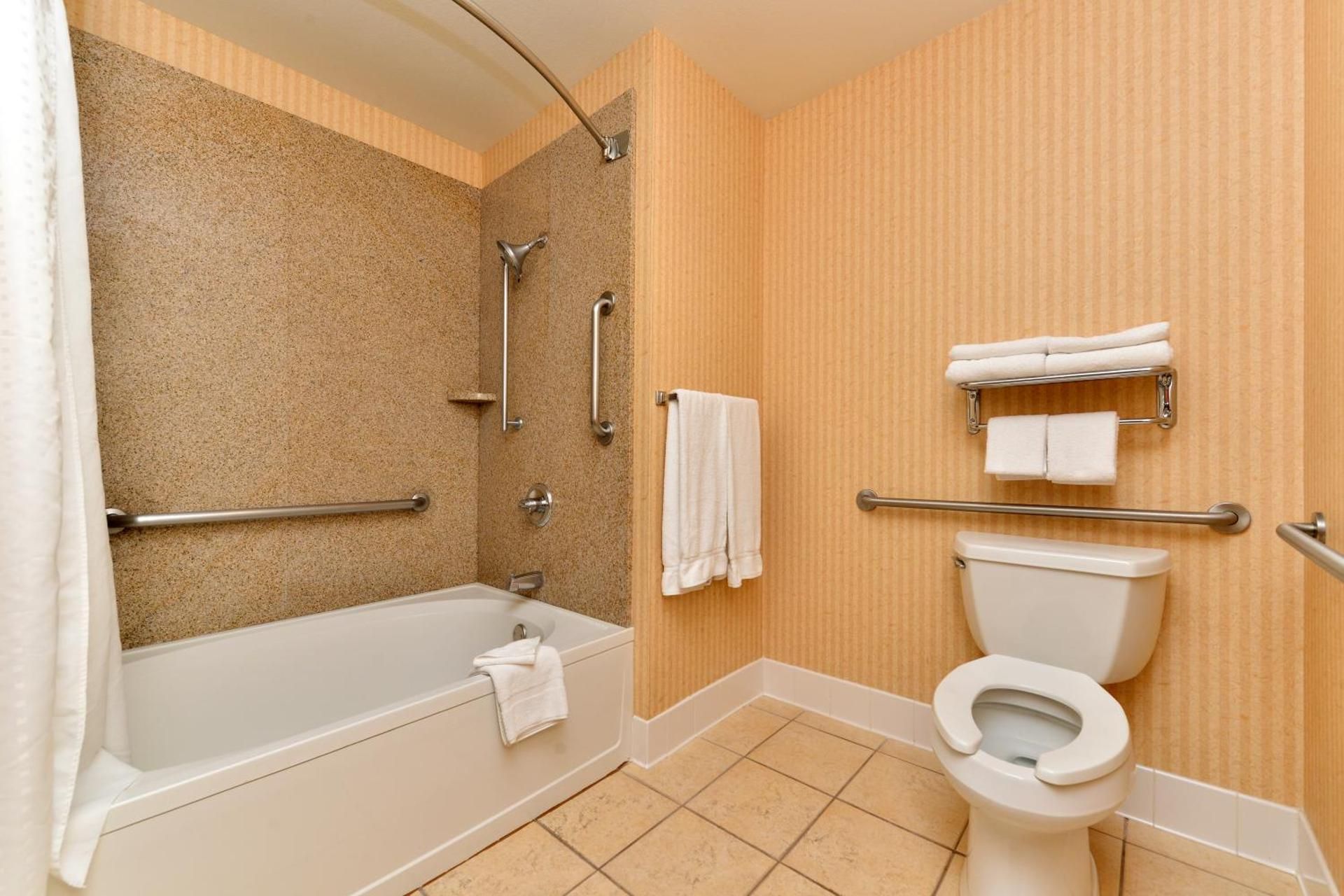 1 King 1 Bedroom Suite Comm Accessible Tub