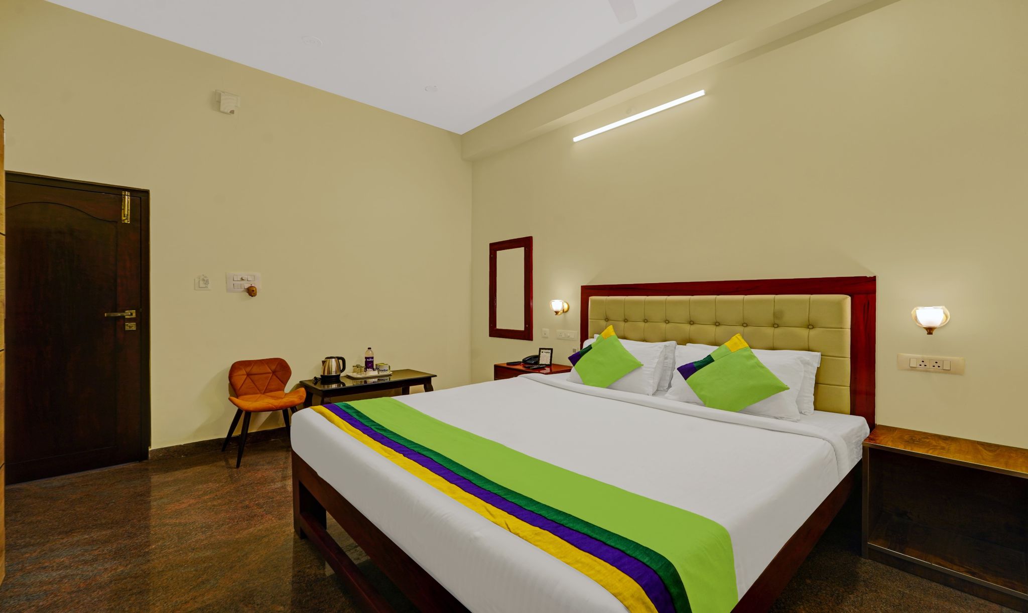 Treebo Grace Inn, 3 Min Walk From Promenade Beach Standard Double Room 20