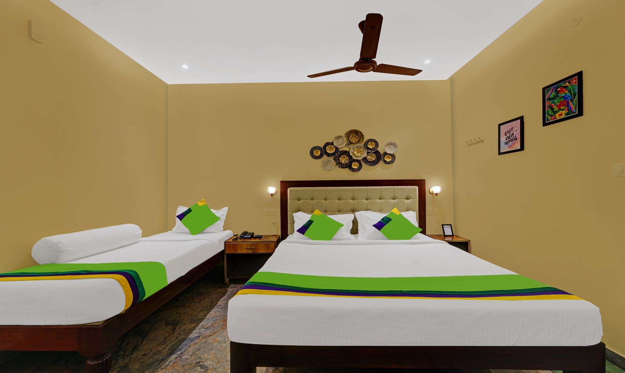 Treebo Grace Inn, 3 Min Walk From Promenade Beach Deluxe Double Room 7