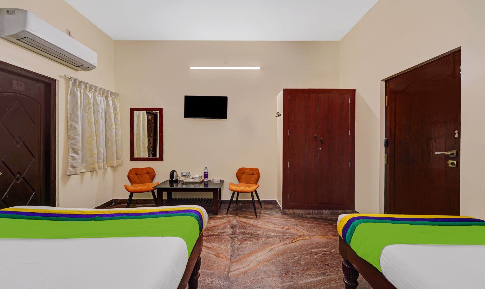 Treebo Grace Inn, 3 Min Walk From Promenade Beach Deluxe Double Room 10