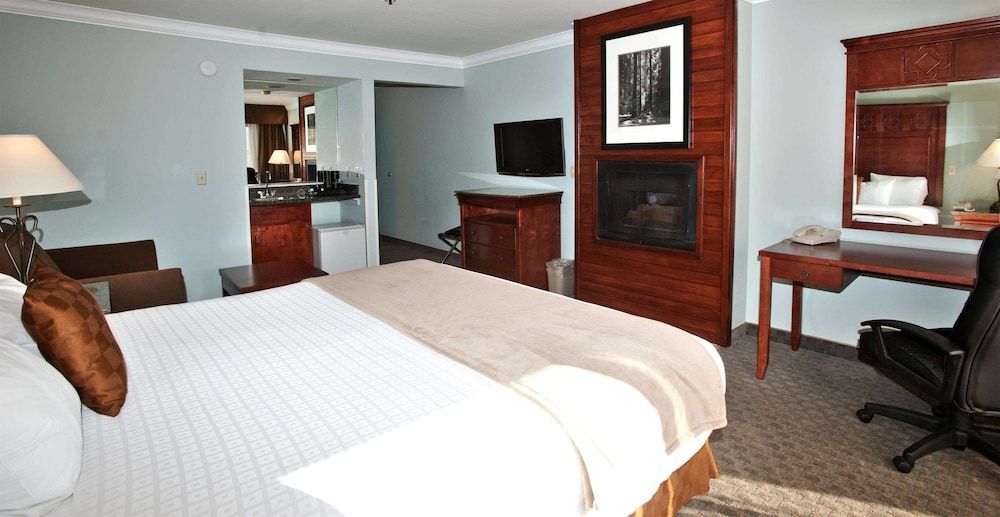 Best Western Plus Forest Park Inn Standard Room, 1 King Bed, Non Smoking, Fireplace 4