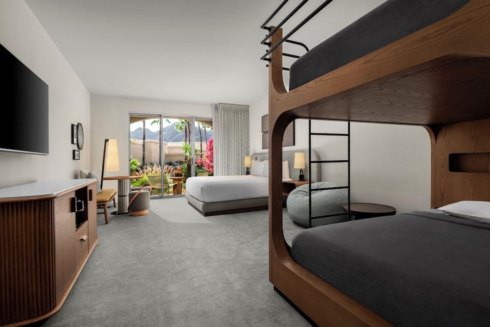 1 King Bed with Bunk Beds Family Room