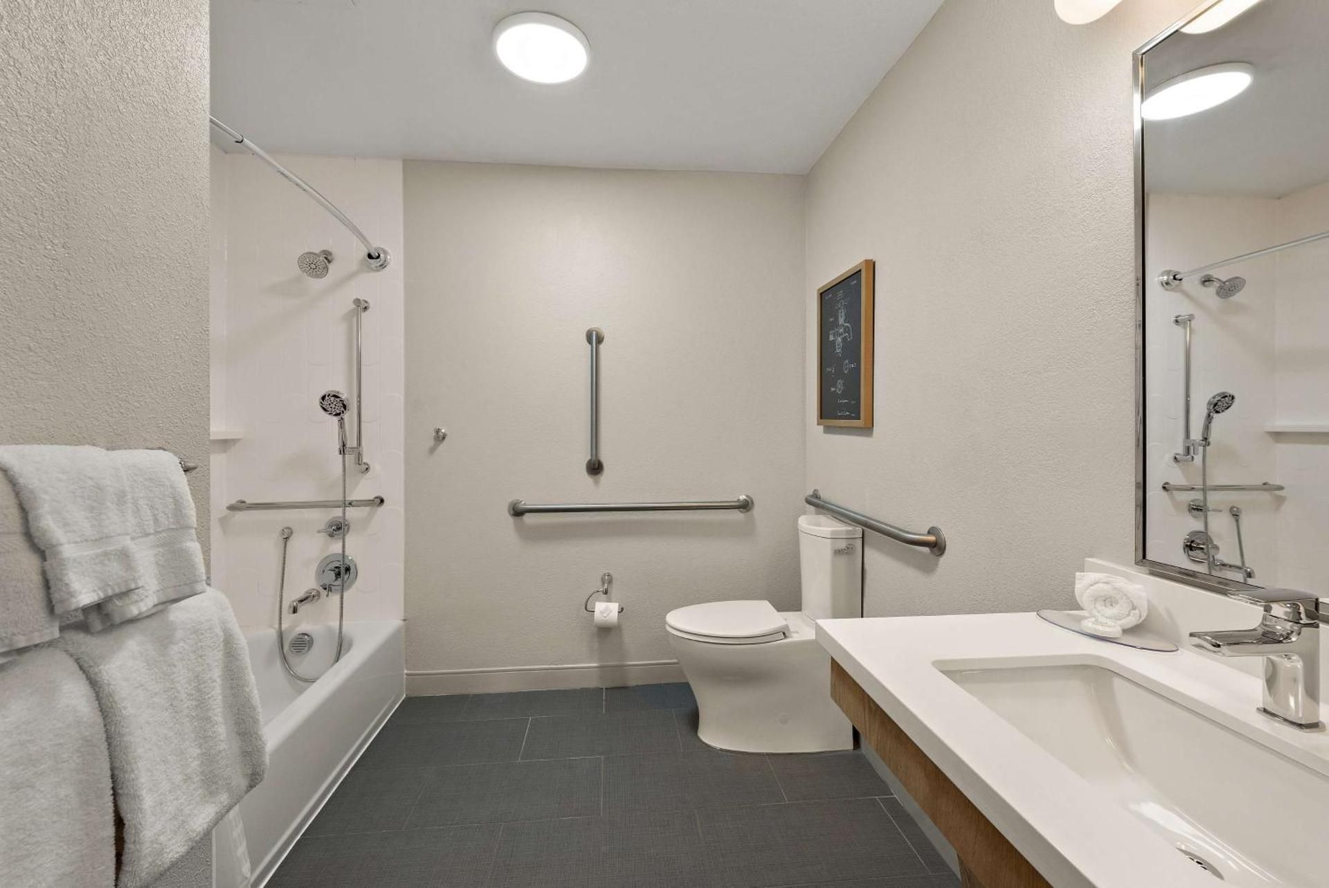 Mobility Accessible Studio Suite Queen Bathtub