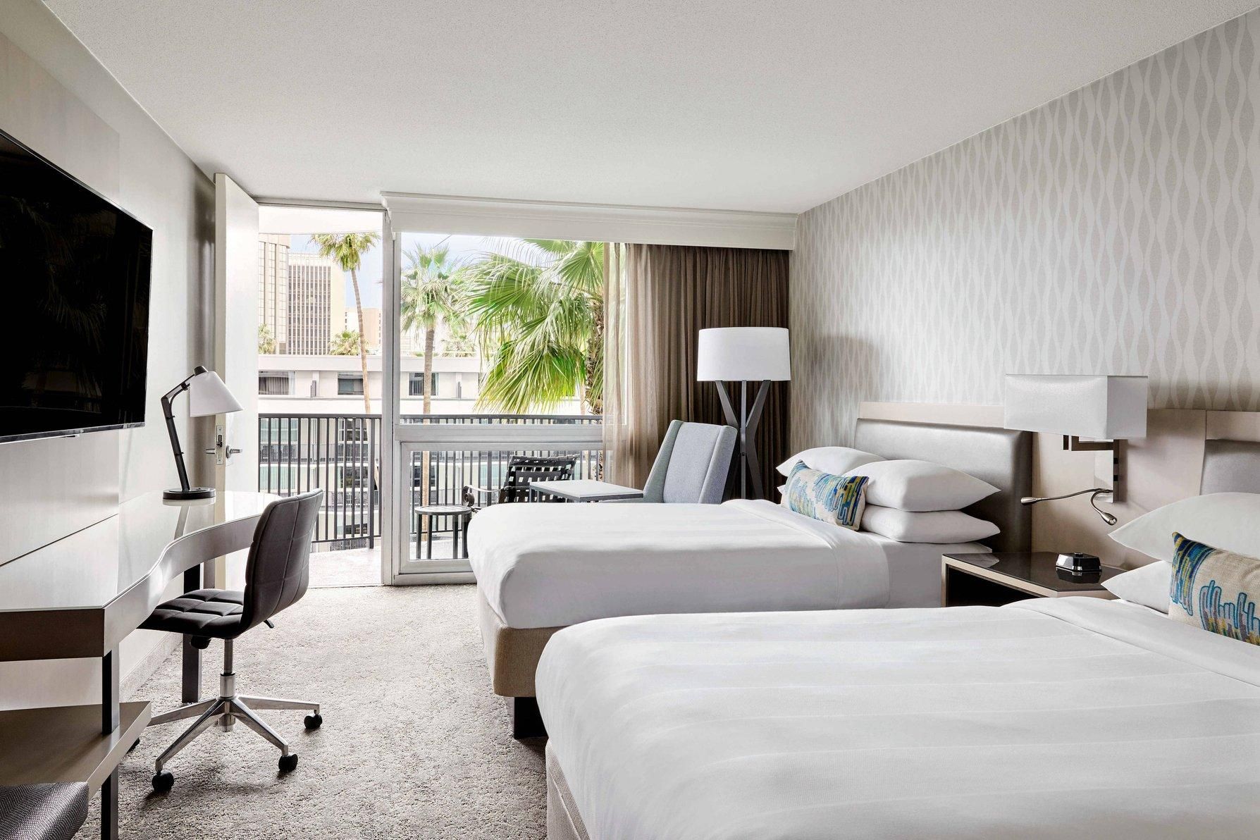 Guest room, 2 Double, Pool View, Balcony