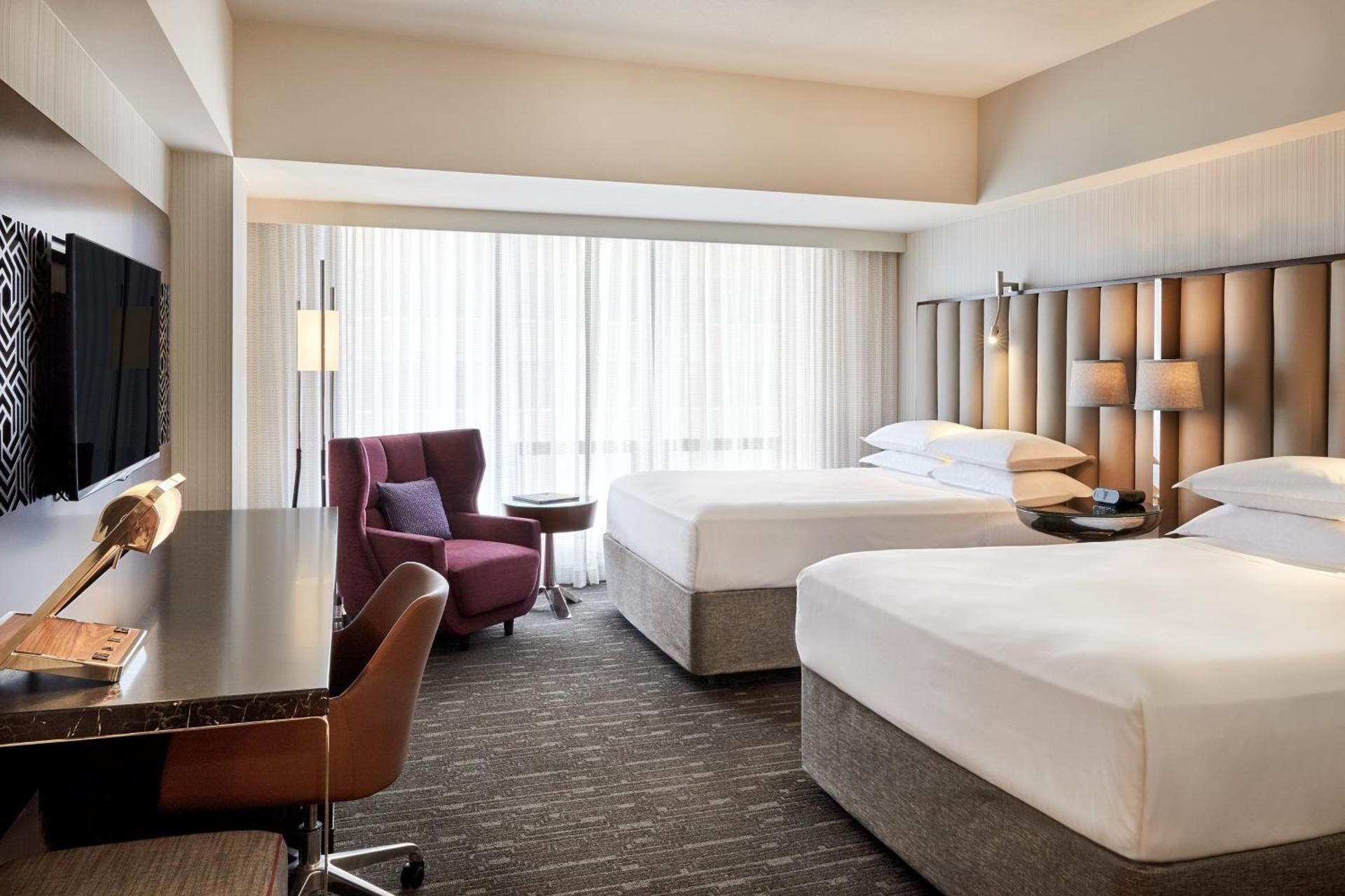 Traditional Queen Room with Two Queen Beds and Roll-in Shower - Mobility Accessible