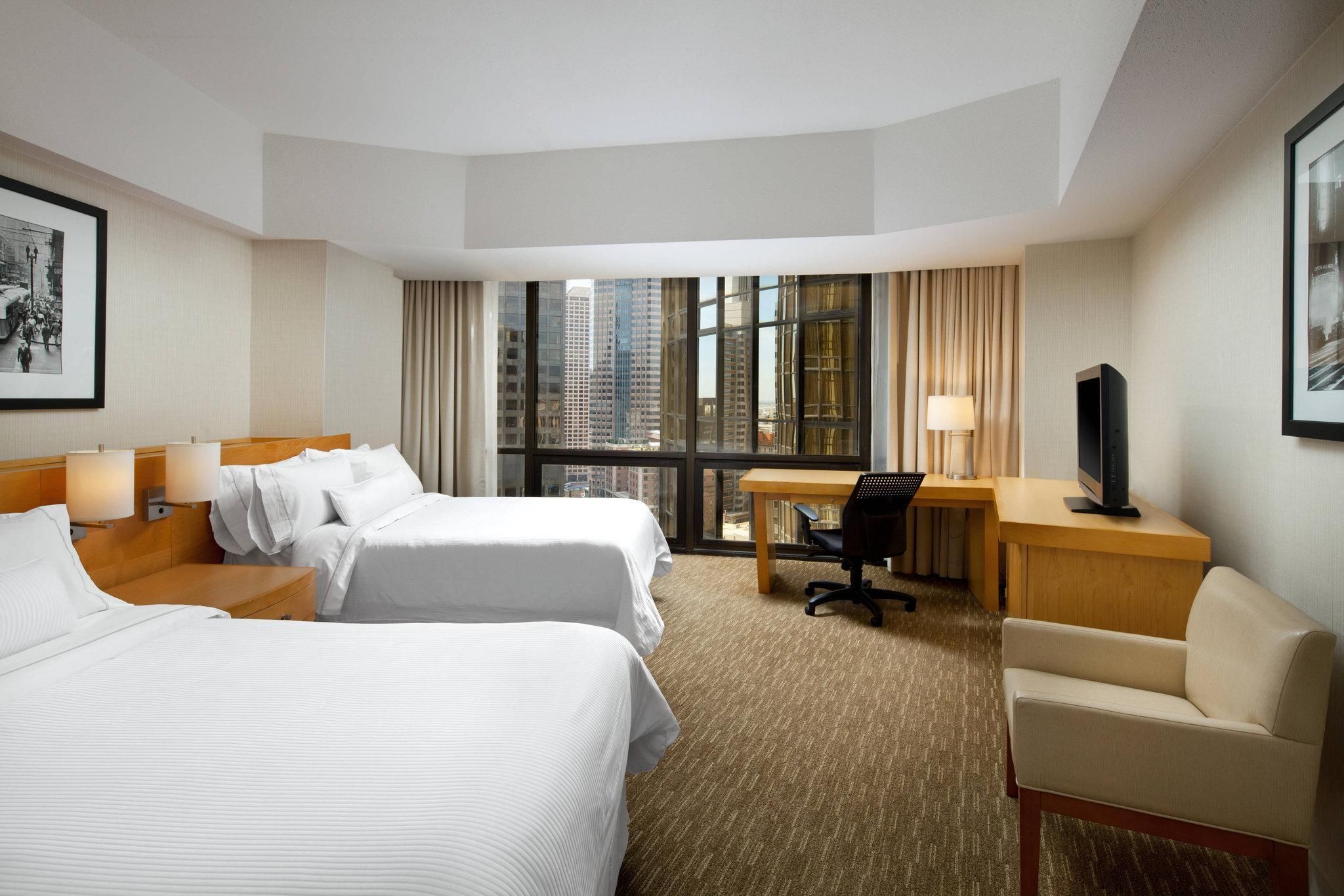 Traditional 2 Double Beds, Guest room, 2 Double, City view
