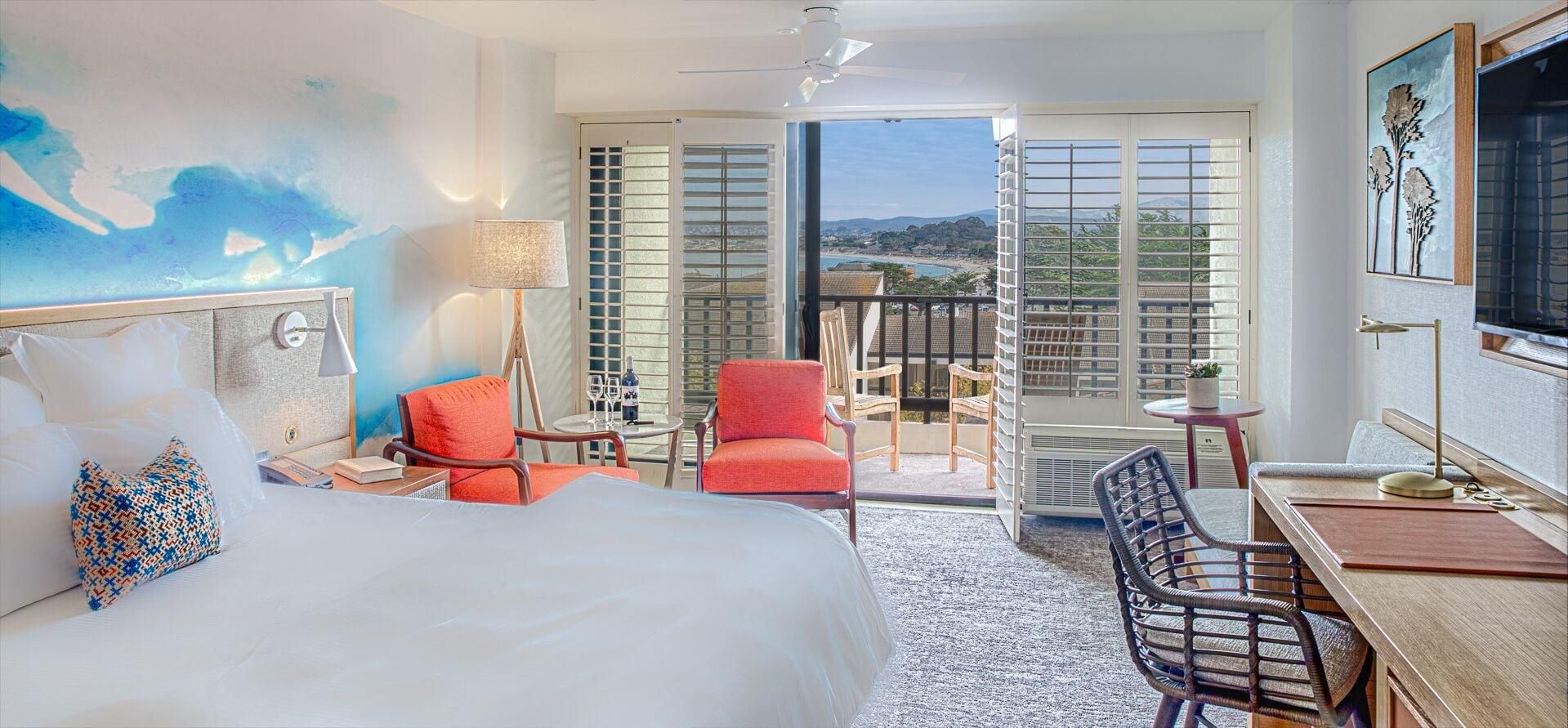Partial Harbor View - One King Bed