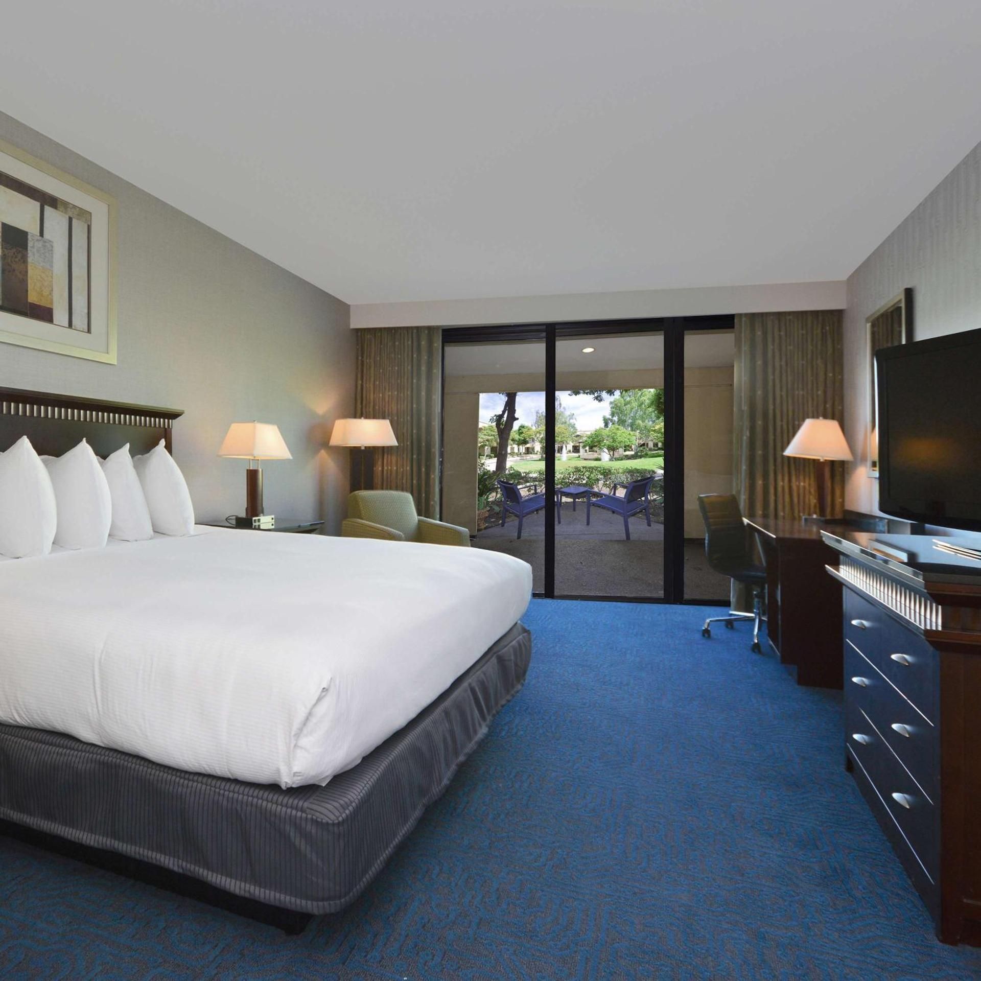 1 King Bed Garden View Roll-In Shower
