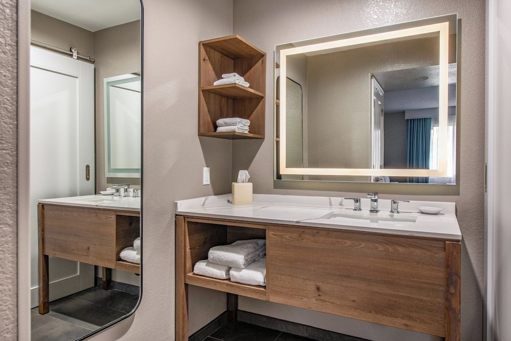 Studio Suite, 1 King Bed, Roll-in Shower, Kitchen (Mobility)
