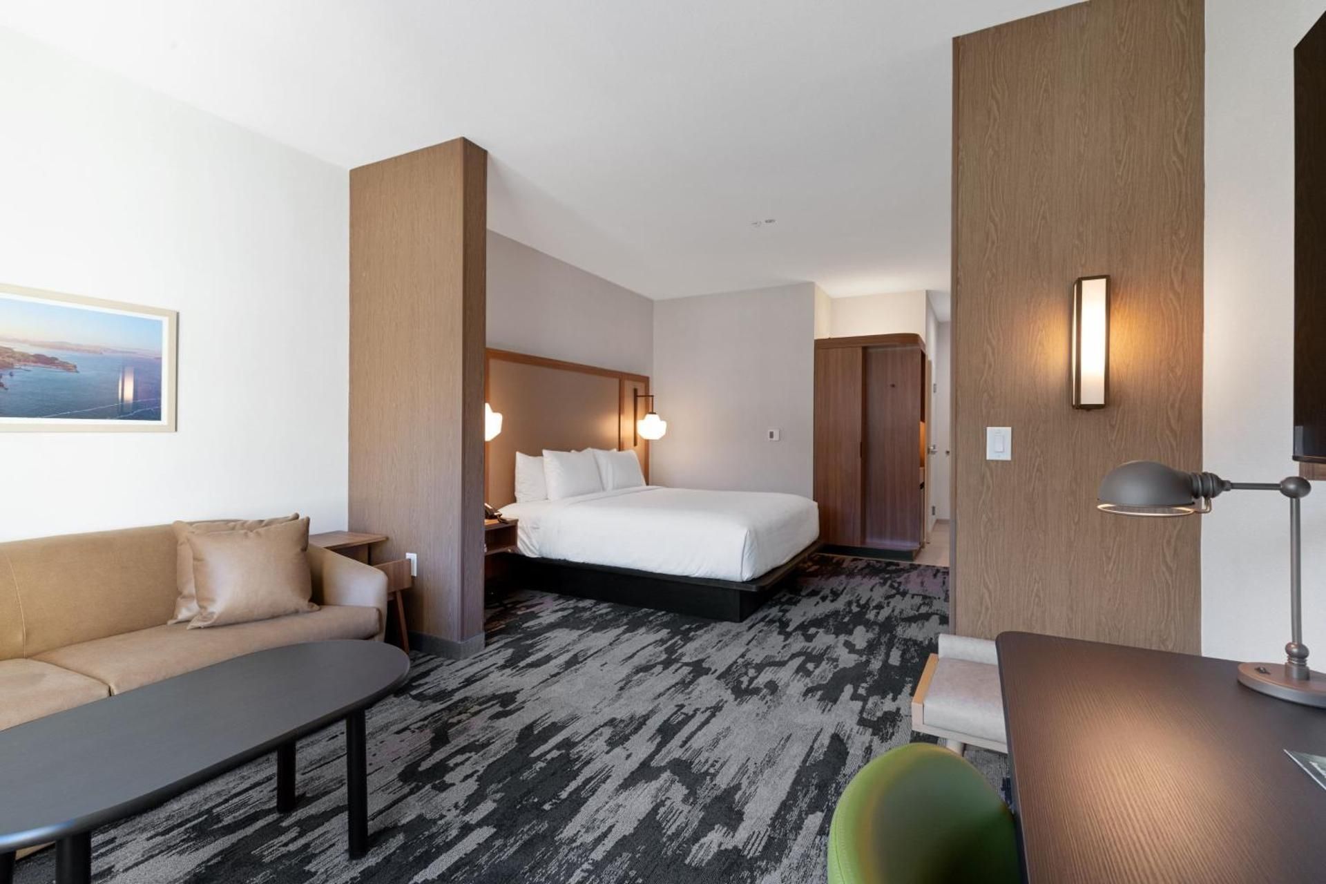 King Suite with Sofa Bed and Adapted Tub - Mobility and Hearing Accessible