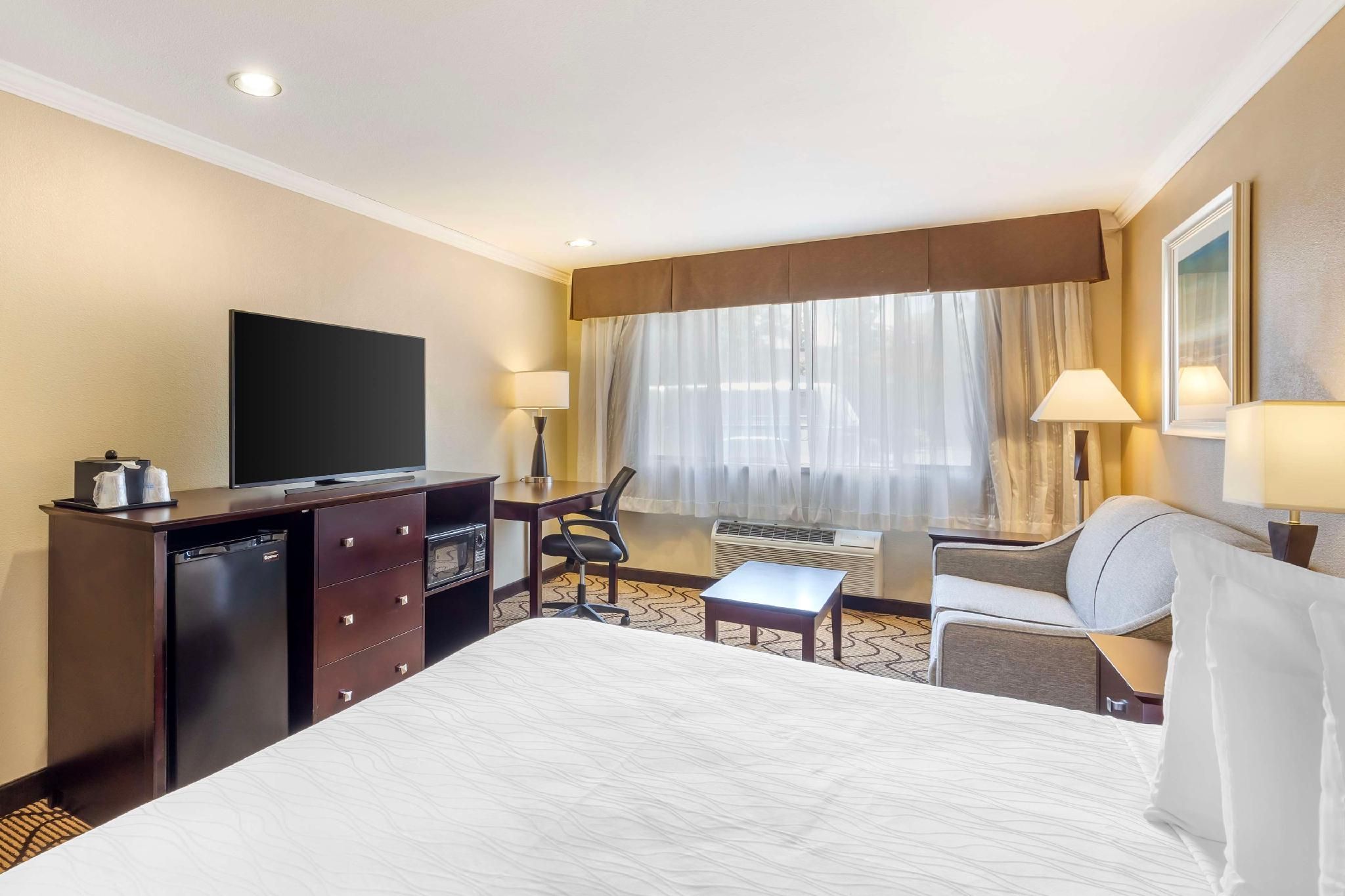 1 King Bed, Nonsmoking, Executive Room, Sofabed, Interior Corridor