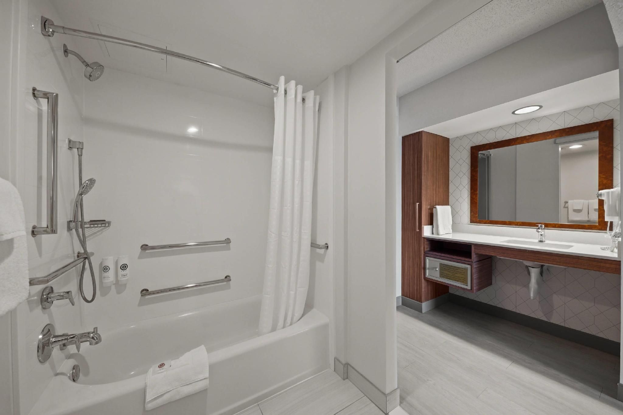 1 Queen Bed, Nonsmoking, Mobility & Hearing Accessible