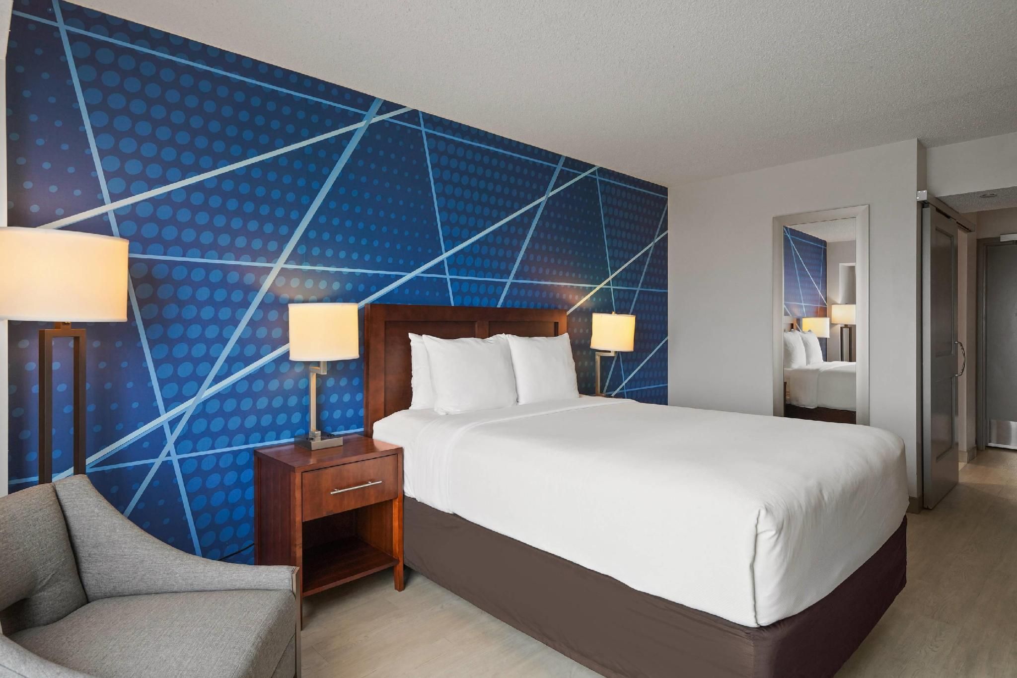 1 Queen Bed, Nonsmoking, Mobility & Hearing Accessible