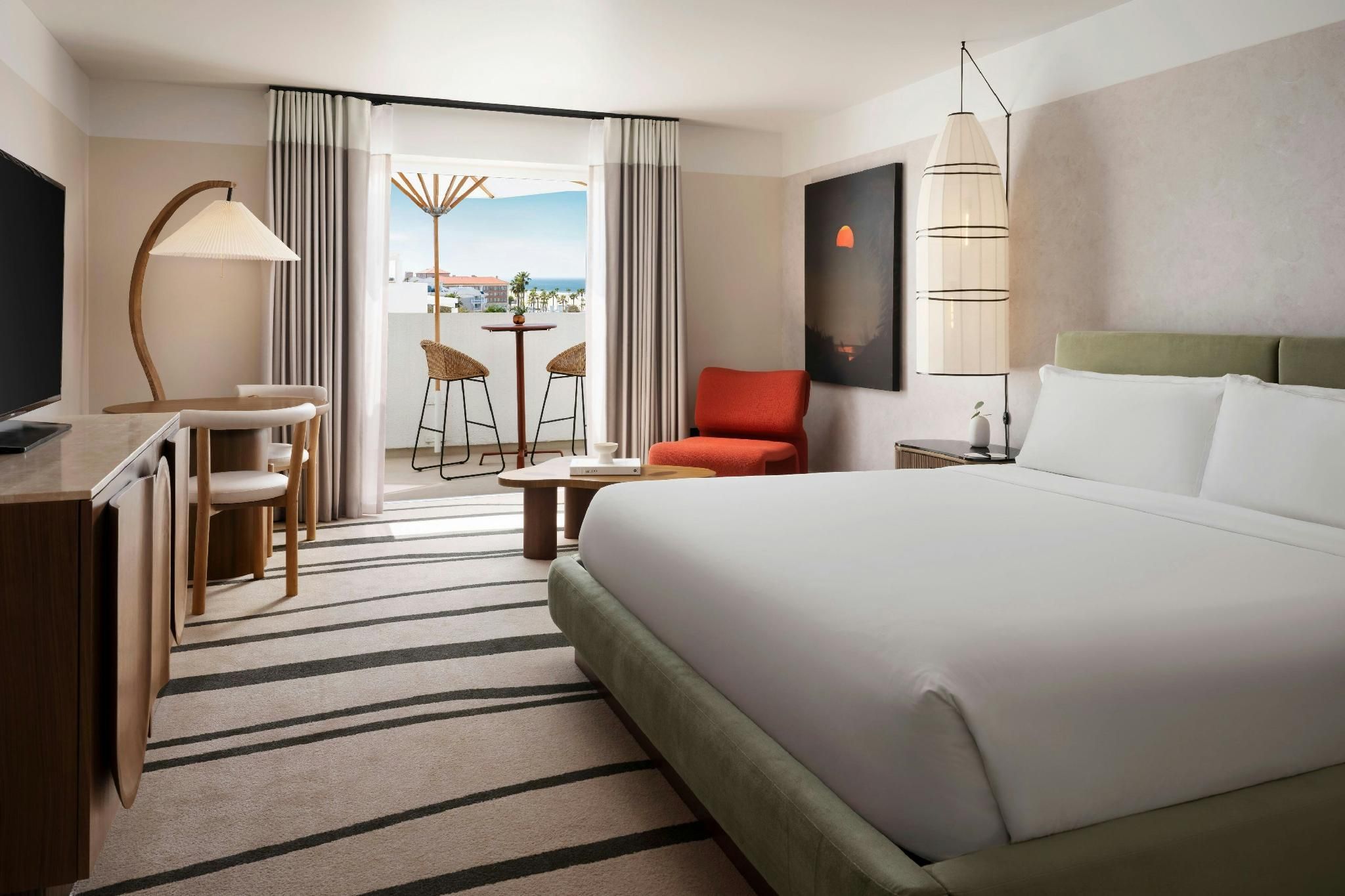 Executive Guest room, 1 King, Ocean view, Balcony