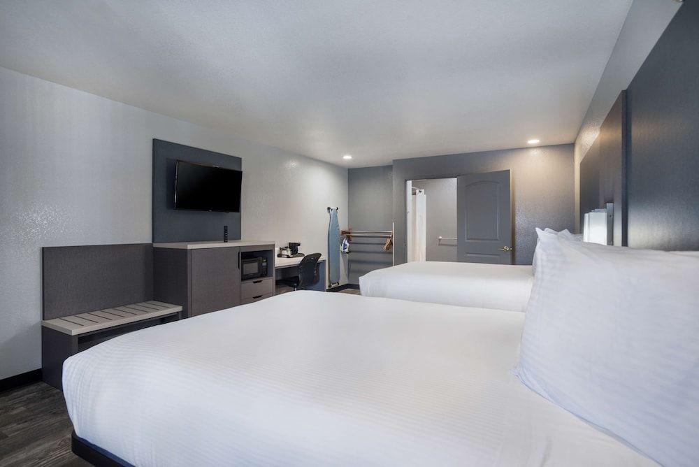 Standard Room, 2 Queen Beds, Smoking, Refrigerator & Microwave
