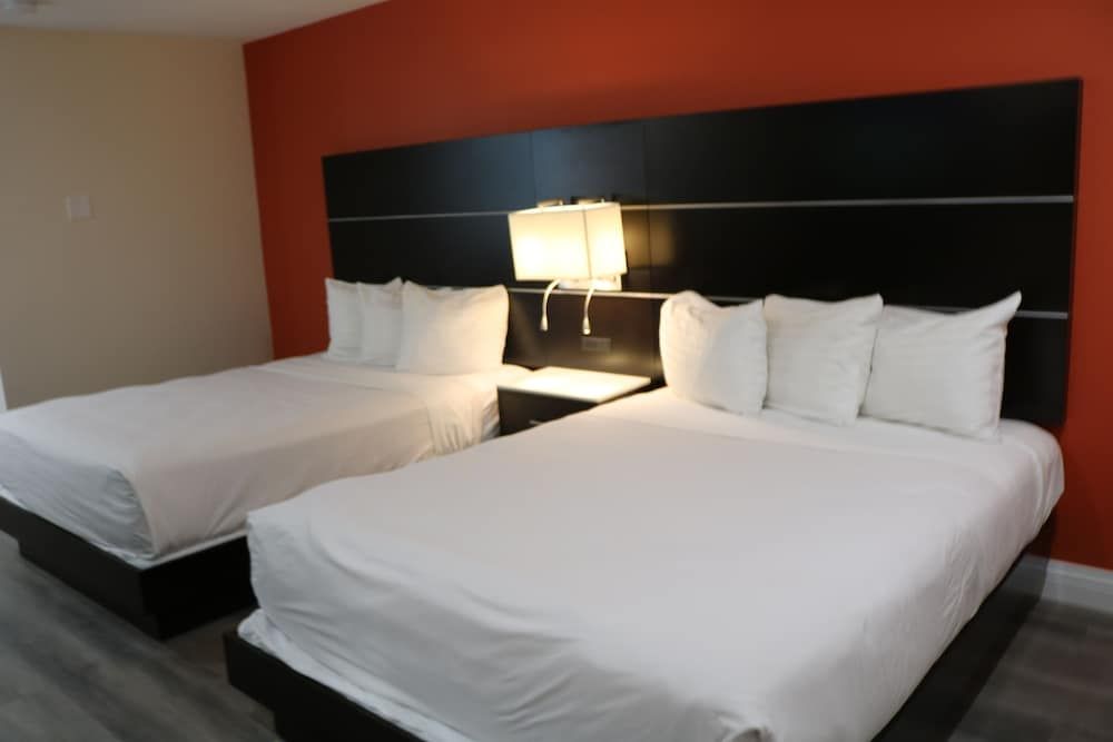 Standard Room, 2 Queen Beds, Non Smoking, Refrigerator & Microwave