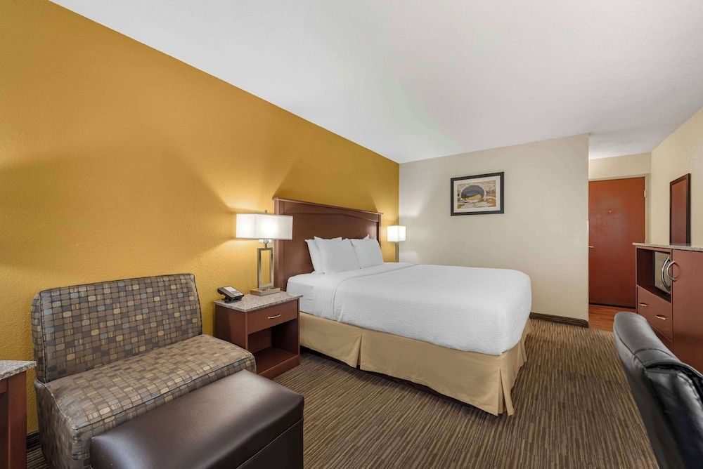 Standard Room, 1 King Bed, Non Smoking, Refrigerator & Microwave (1st Floor;Shower Only;Small Room)