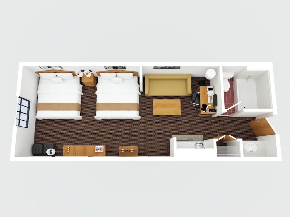 Room layout blue print
