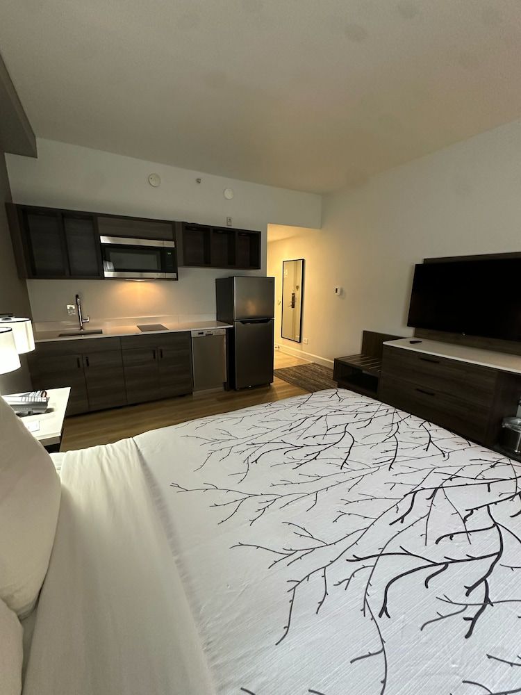 Standard Room, 1 King Bed, Kitchenette, Pool View (Shower Only)
