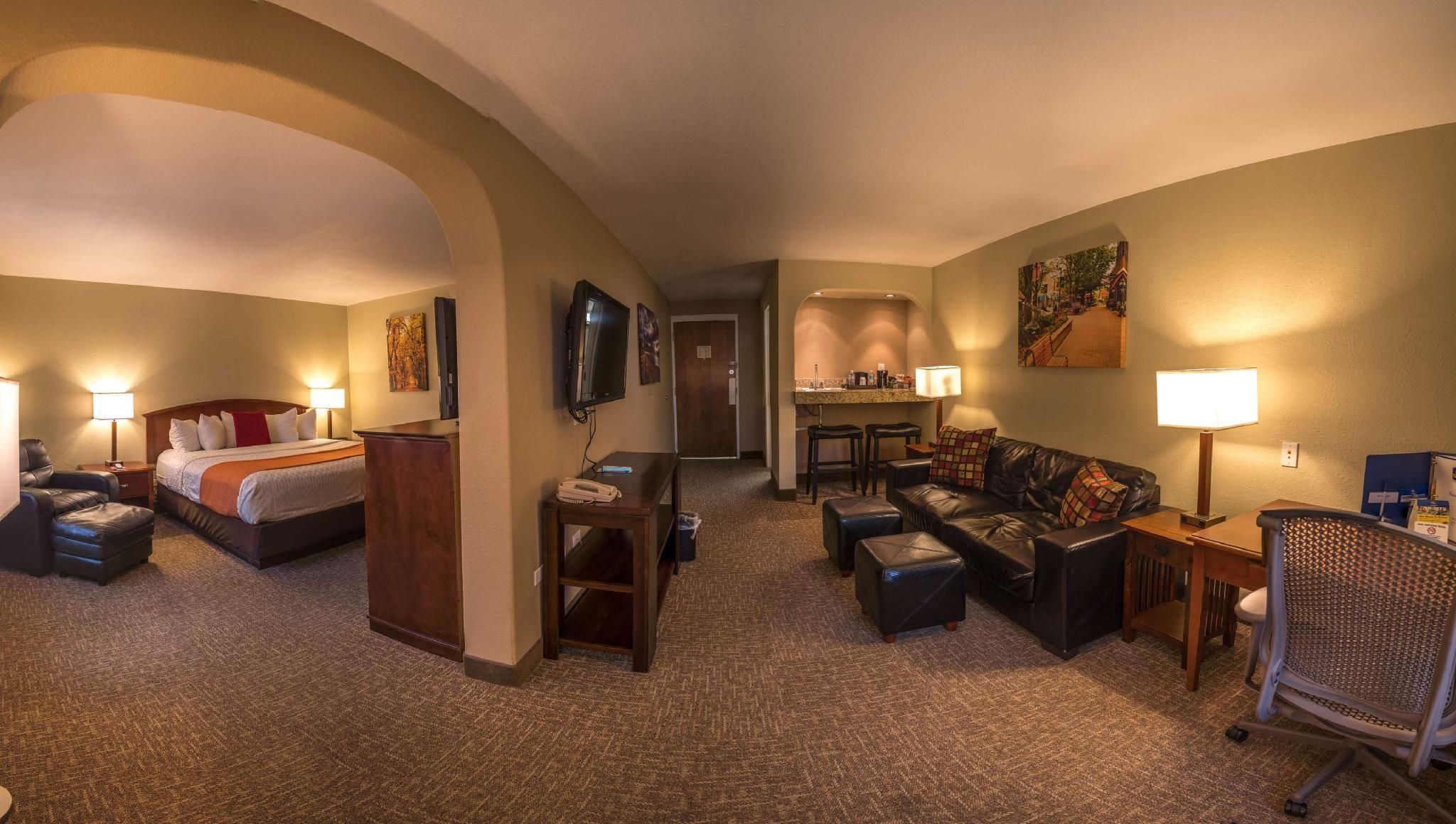 Suite - 1 King Bed, Nonsmoking, Interior Access, Living Area, Sofa