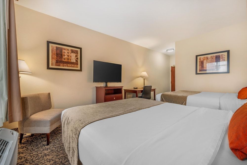 Standard Room, 2 Queen Beds, Non Smoking, Refrigerator & Microwave