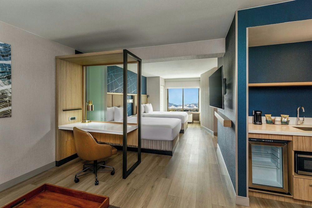 Suite, 1 King Bed with Sofa bed (Hearing Accessible)