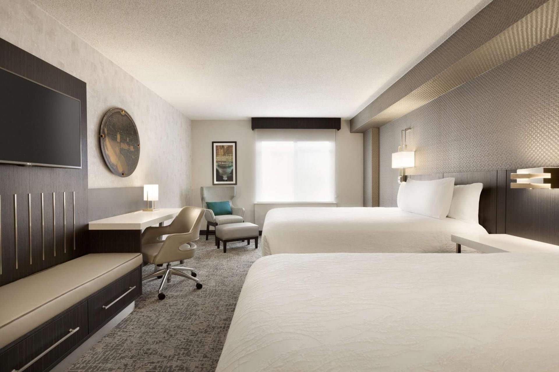 2 Queen Beds City View High Floor