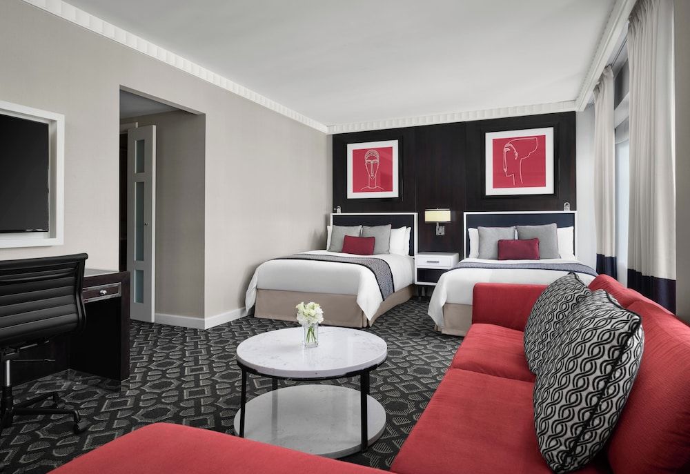 Luxury Double Room, Multiple Beds, City View
