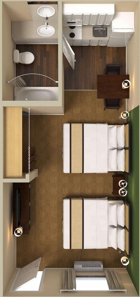 Extended Stay America Suites Boca Raton Commerce Studio, 2 Double Beds, Non Smoking 7