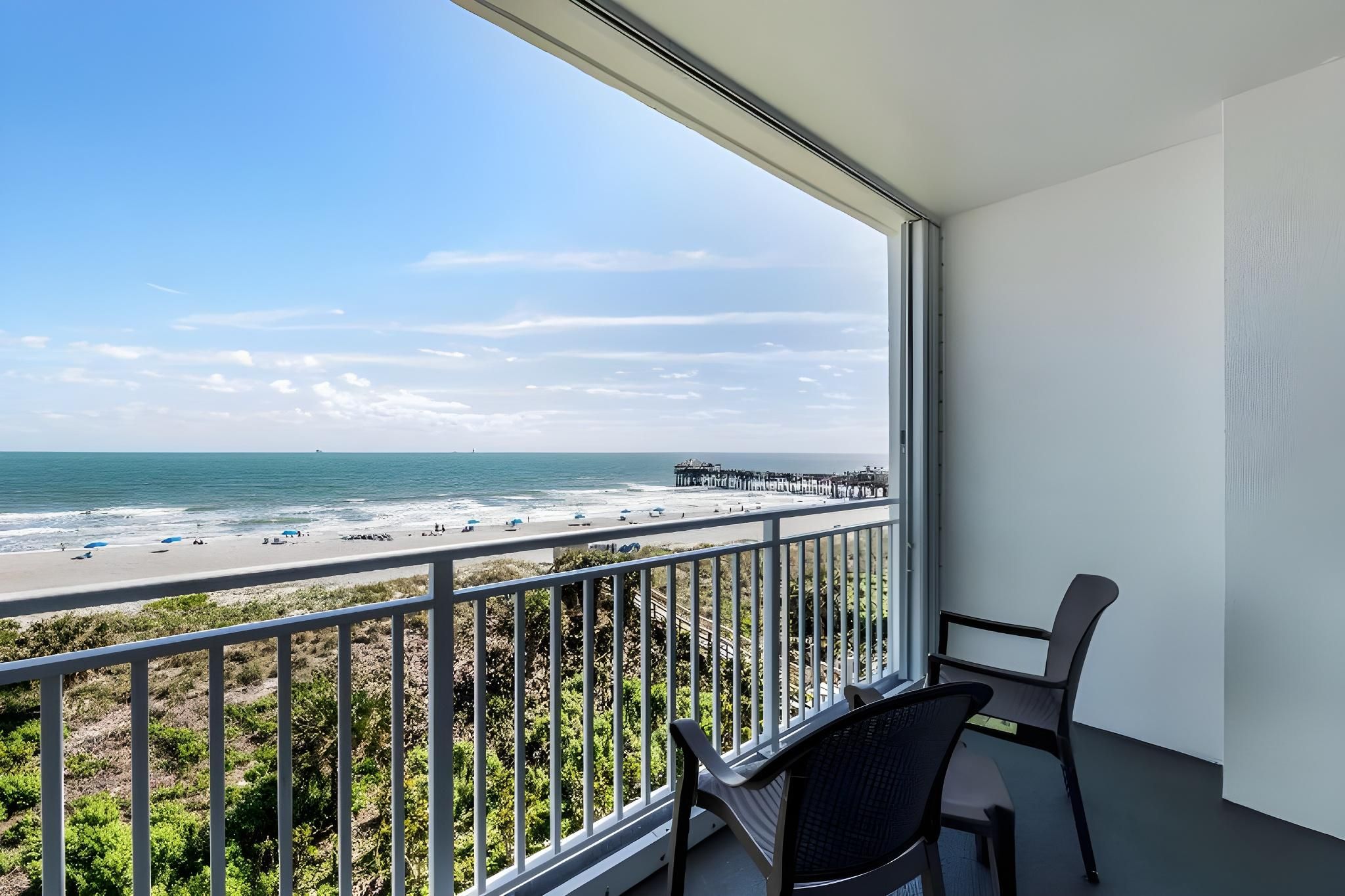2 Queen Beds, Nonsmoking, Beach Tower, Oceanfront, Private Balcony