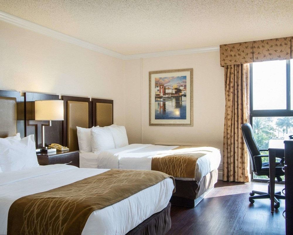 Double Room, 2 Double Beds, Non Smoking, Ocean View