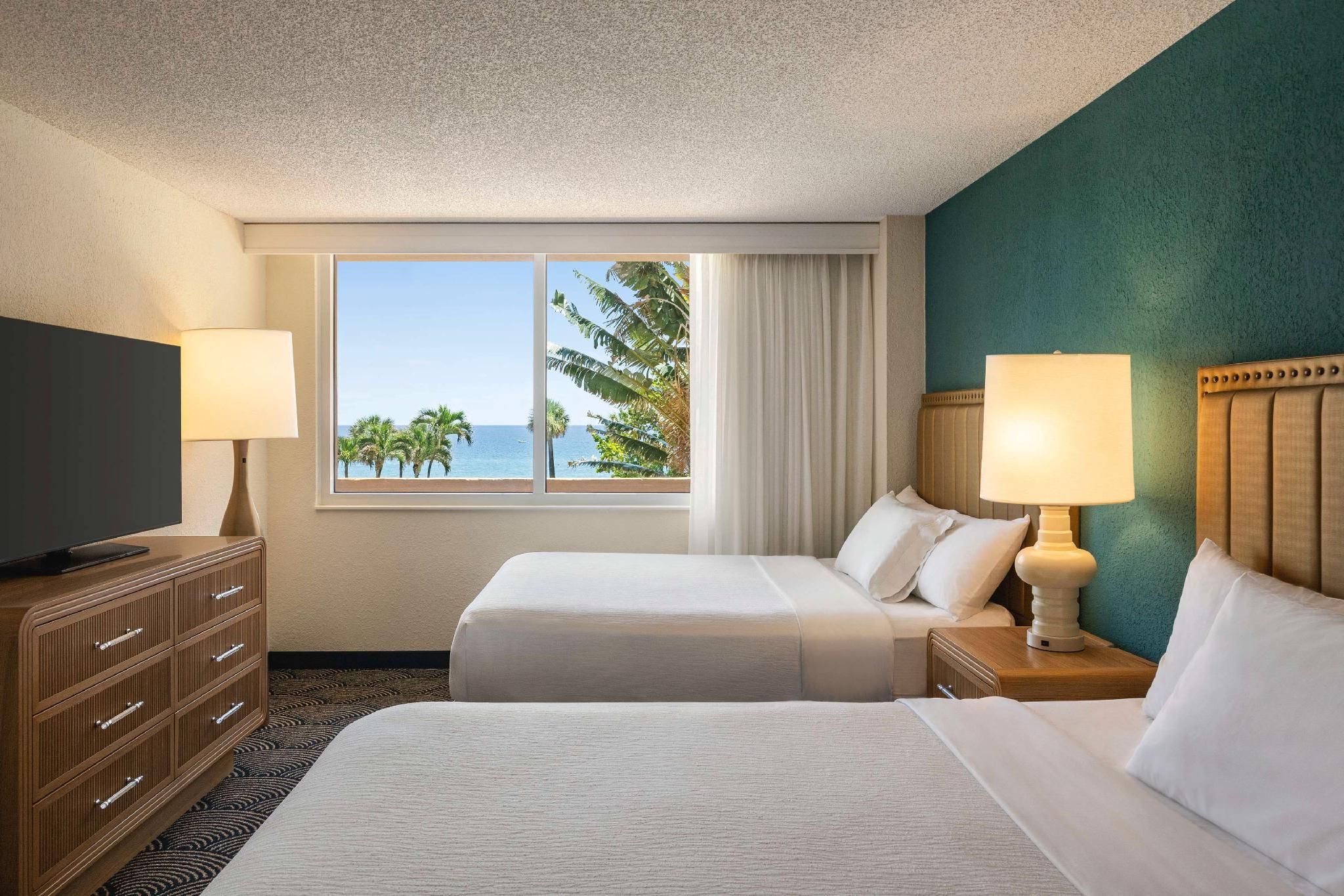 2 ROOM SUITE- 2 QUEEN BED- PARTIAL OCEAN VIEW