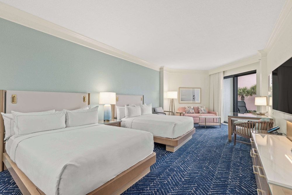 Deluxe Room, 2 Queen Beds, Accessible (Mobility & Hearing, Roll-in Shower)