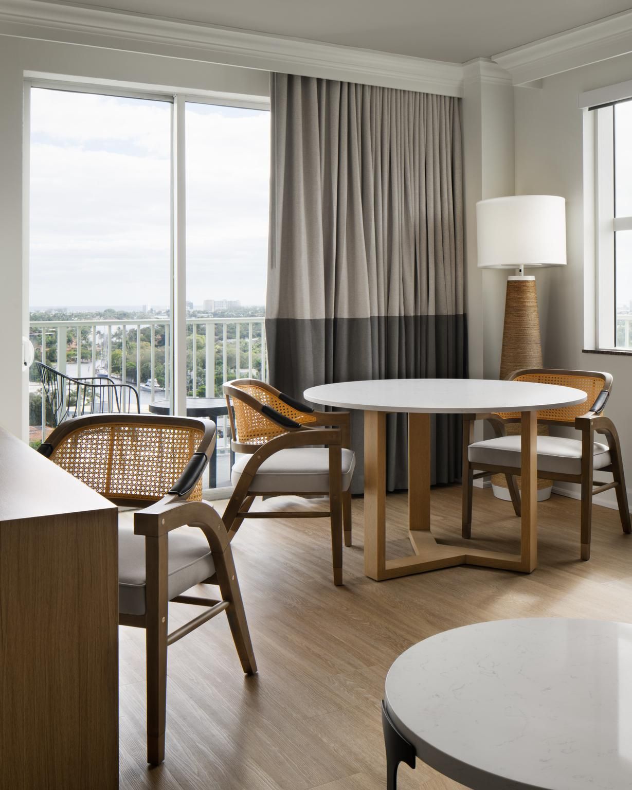 City View Junior Suite with King Bed and Corner Balcony