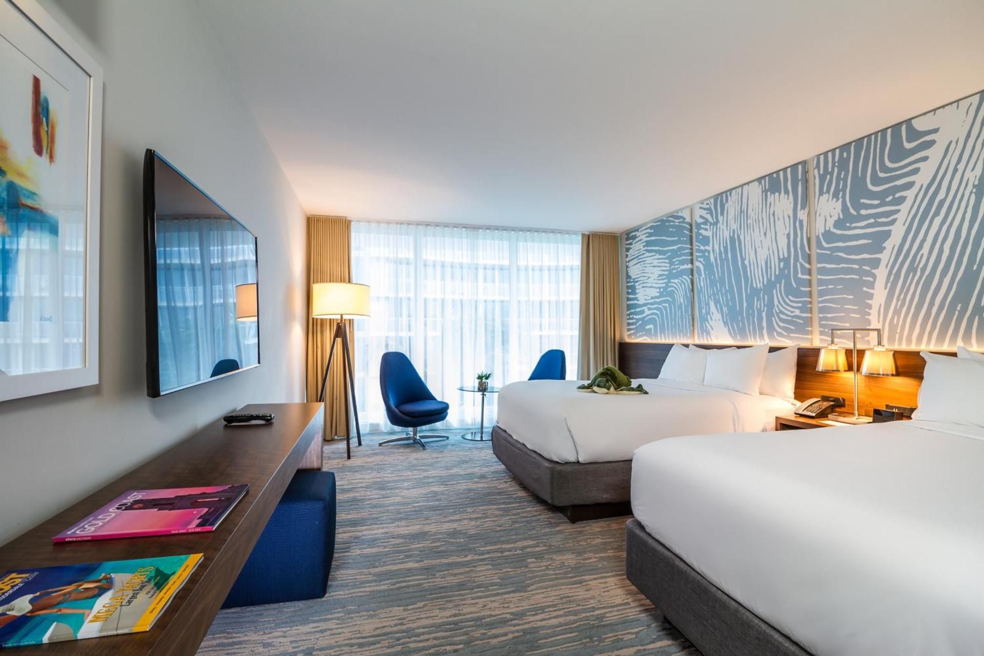 Double or Twin Room with Partial Sea View