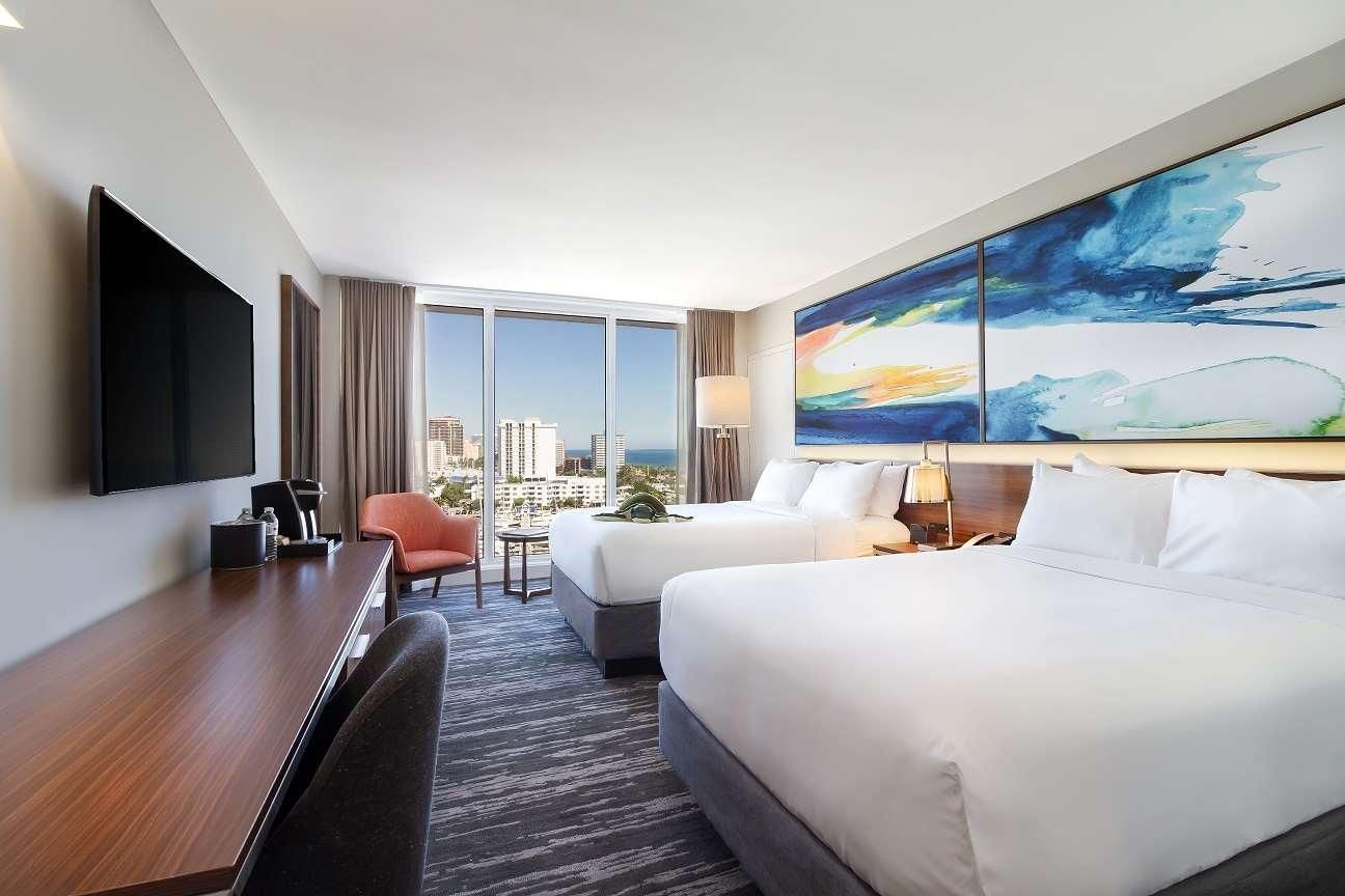 Intracoastal View Two Double Beds Room