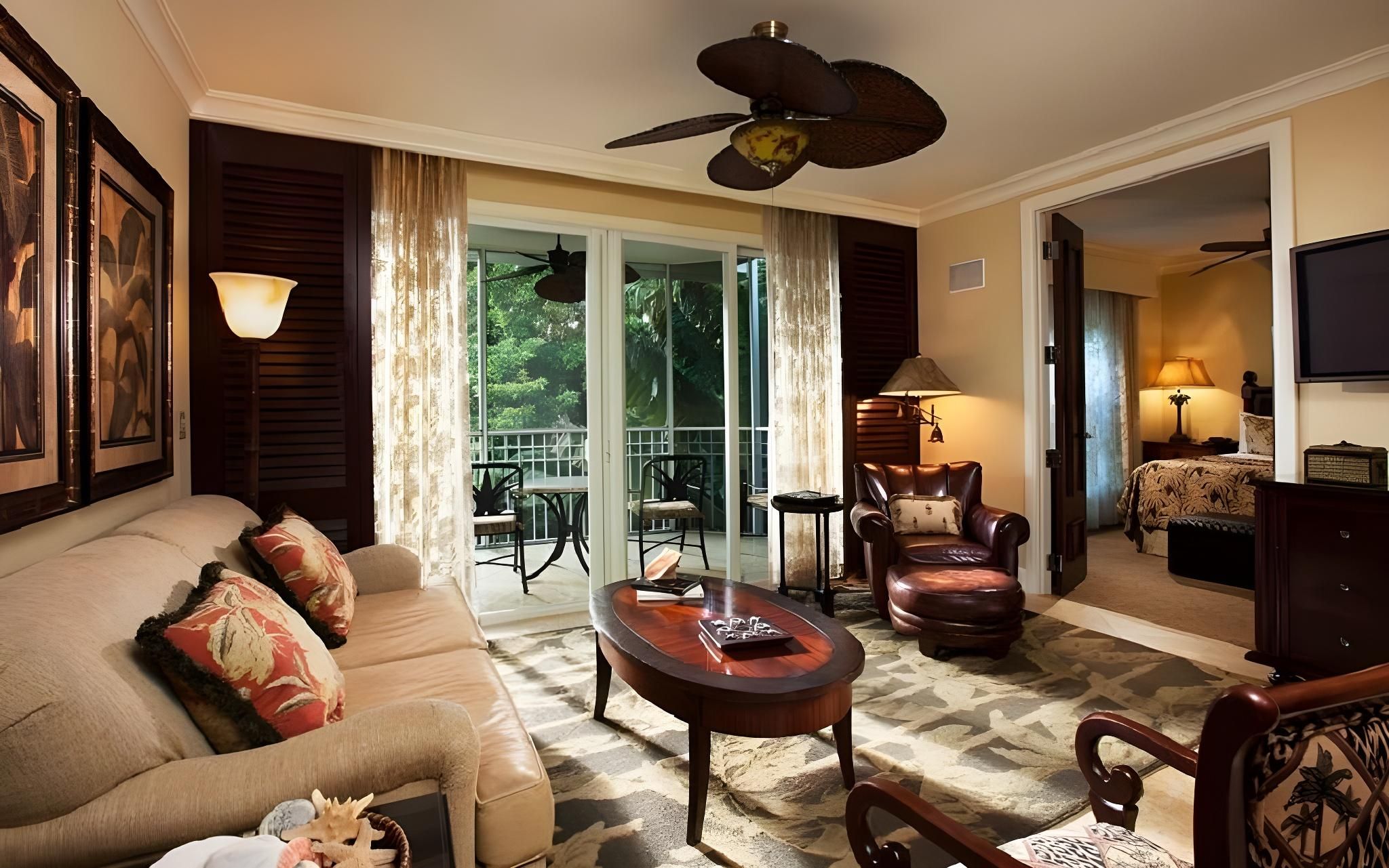 Queen Room with Two Queen Beds and Island View