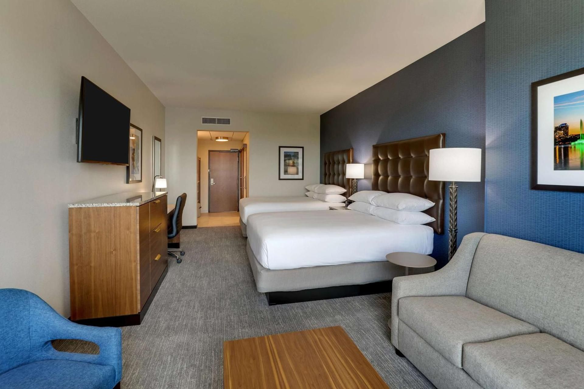 Deluxe Queen Room with Two Queen Beds and Sofa Bed
