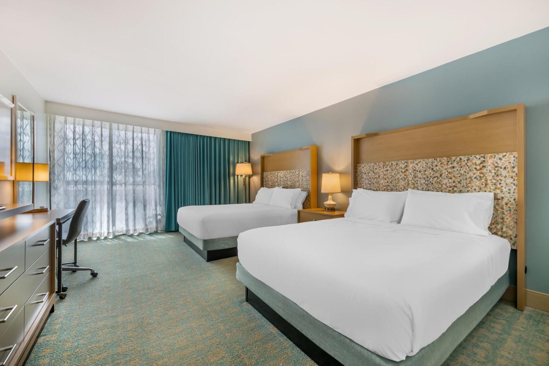 Queen Room with Two Queen Beds and Disney Springs View