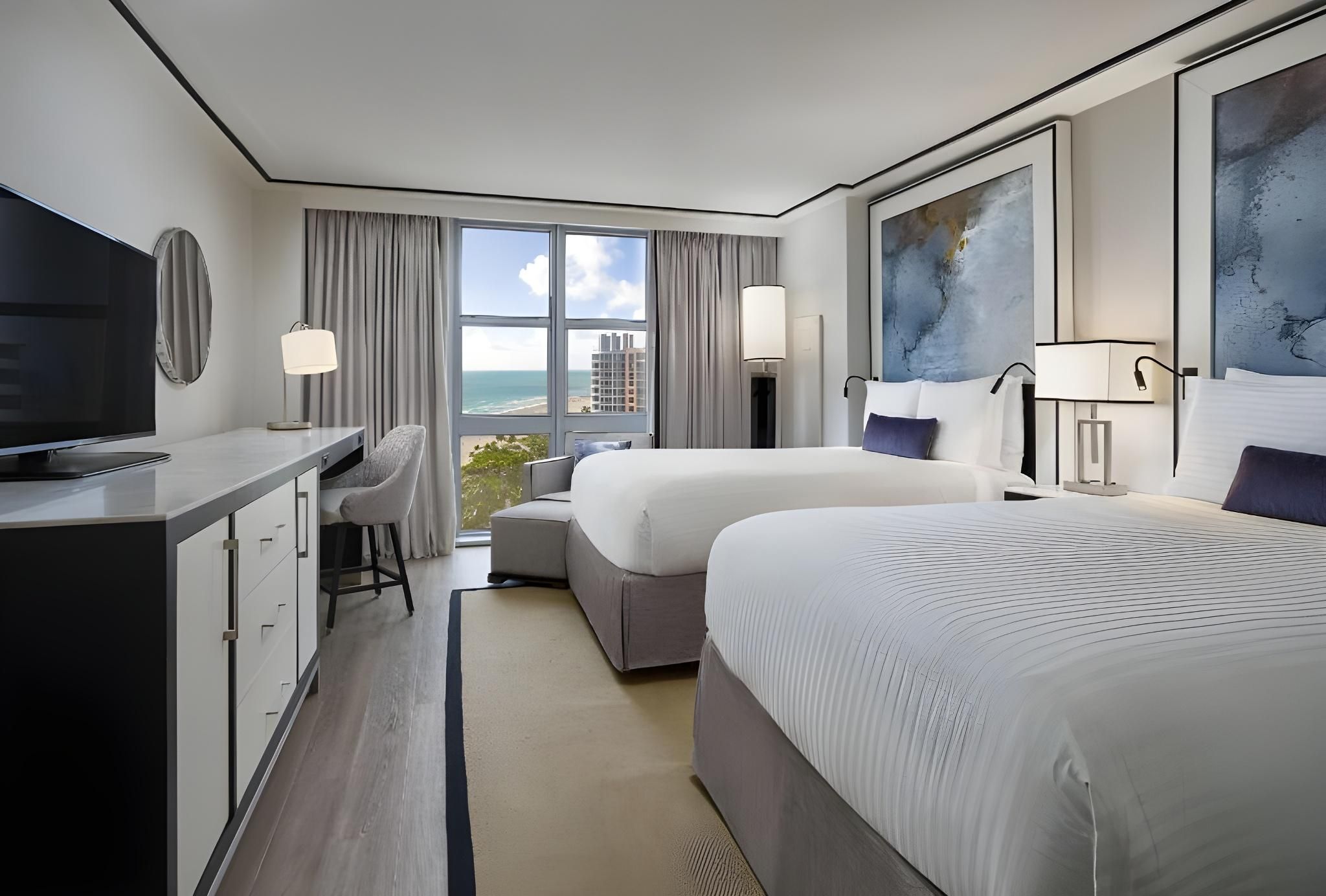 Partial Ocean View 2 Double Beds