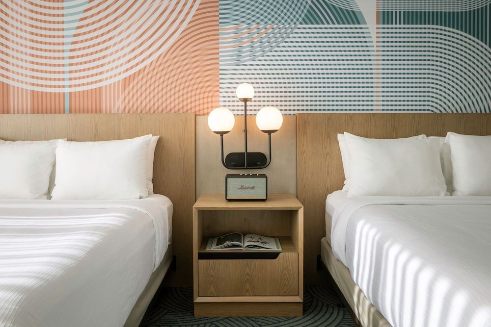 Hotel Landy Orlando Universal Blvd., a Tribute Portfolio Hotel Room, 2 Queen Beds (Mobility Accessible, Roll-In Shower)