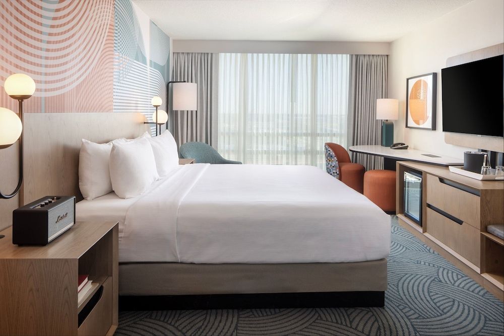 Room, 1 King Bed with Sofa bed (Mobility Accessible, Roll-in Shower)