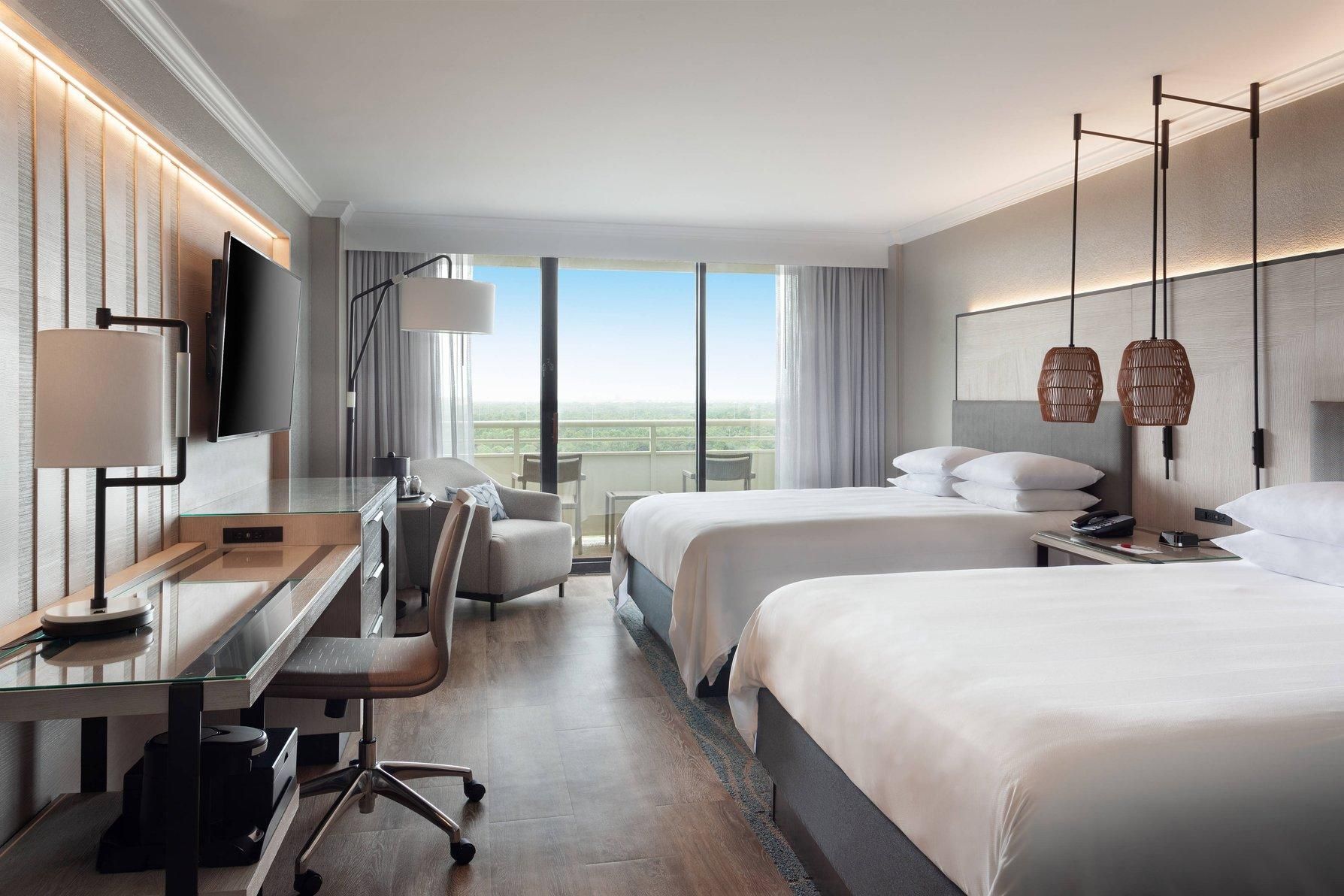 Guest Room, 2 Queen, Water Park View, Balcony